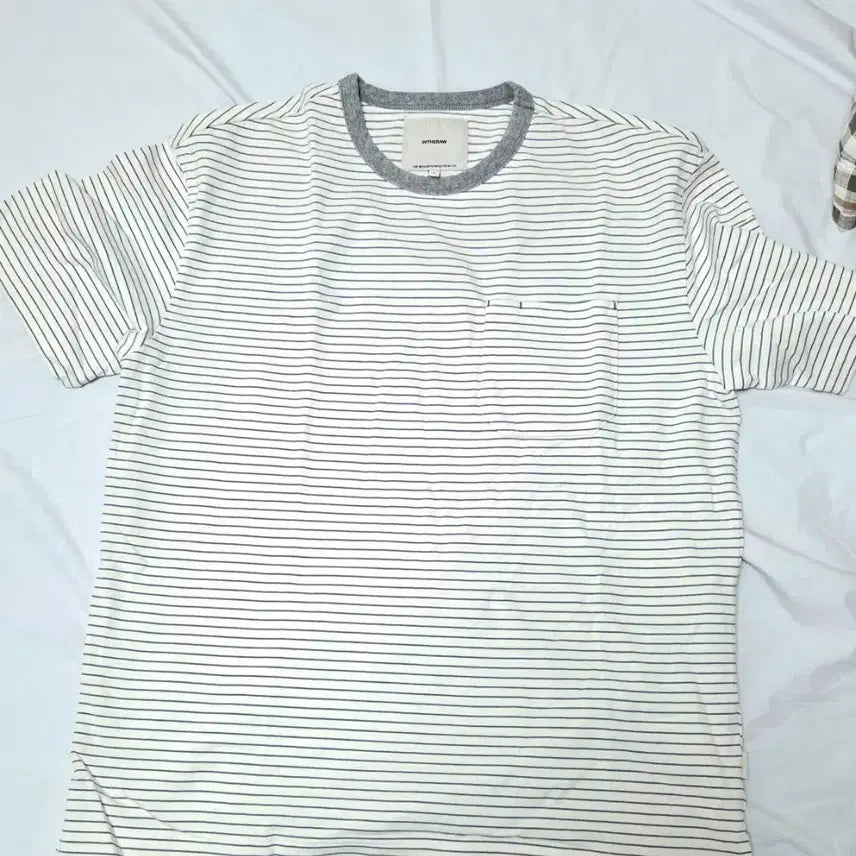 [BUNJANG] The Row Pocket Stripe T-Shirt / 인더로우 포켓 스트라이프