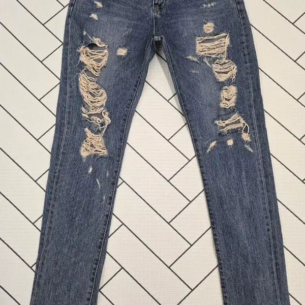[BUNJANG] Saint Laurent Distressed Men's Jeans Size 31 / [정품] 생로랑 디스트로이드 남성 청바지.  싸이즈 31