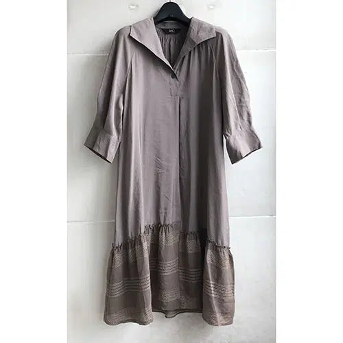 [BUNJANG] ENC Dark Brown Rayon Blend Summer Dress (Size 77) / ENC 정품/2022-77/새거수준