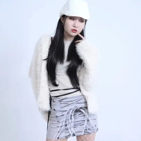 [BUNJANG] Elf Elf Elf Corset Mini Skirt / 엘프엘프엘프 코르셋 스커트