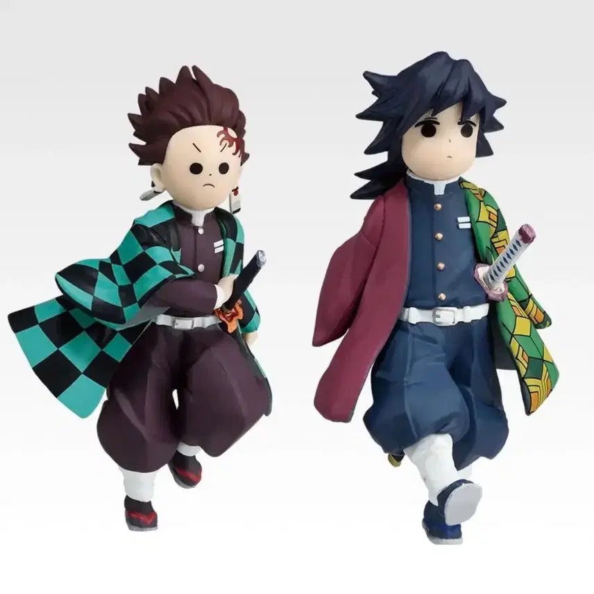 [BUNJANG] Demon Slayer Tanjiro & Giyu D Prize Ichiban Kuji Figure Bundle Set (Sealed) / (미개봉) 현물 택포 14 귀멸의칼날 D상 탄지로 기유 피규어