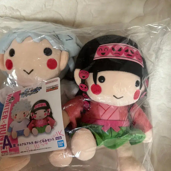 [BUNJANG] Hunter x Hunter Kirua & Alka Plush Set / 헌터헌터 A상 키르아 아르카 인형