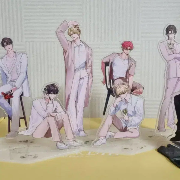 [BUNJANG] Demuth Taiwan Edition Acrylic Stand Set / 데못죽 대만판 3+4 아크릴 스탠드 일괄 양도