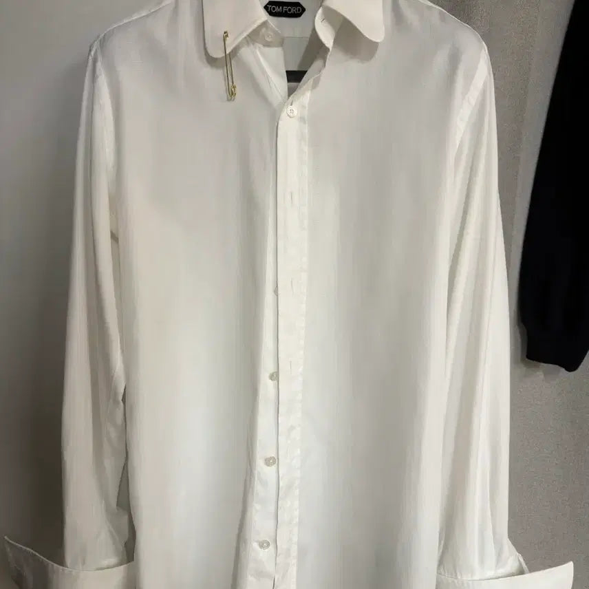 [BUNJANG] Tom Ford Cuff Collar Pin Shirt / 톰포드 커프스 카라핀 셔츠