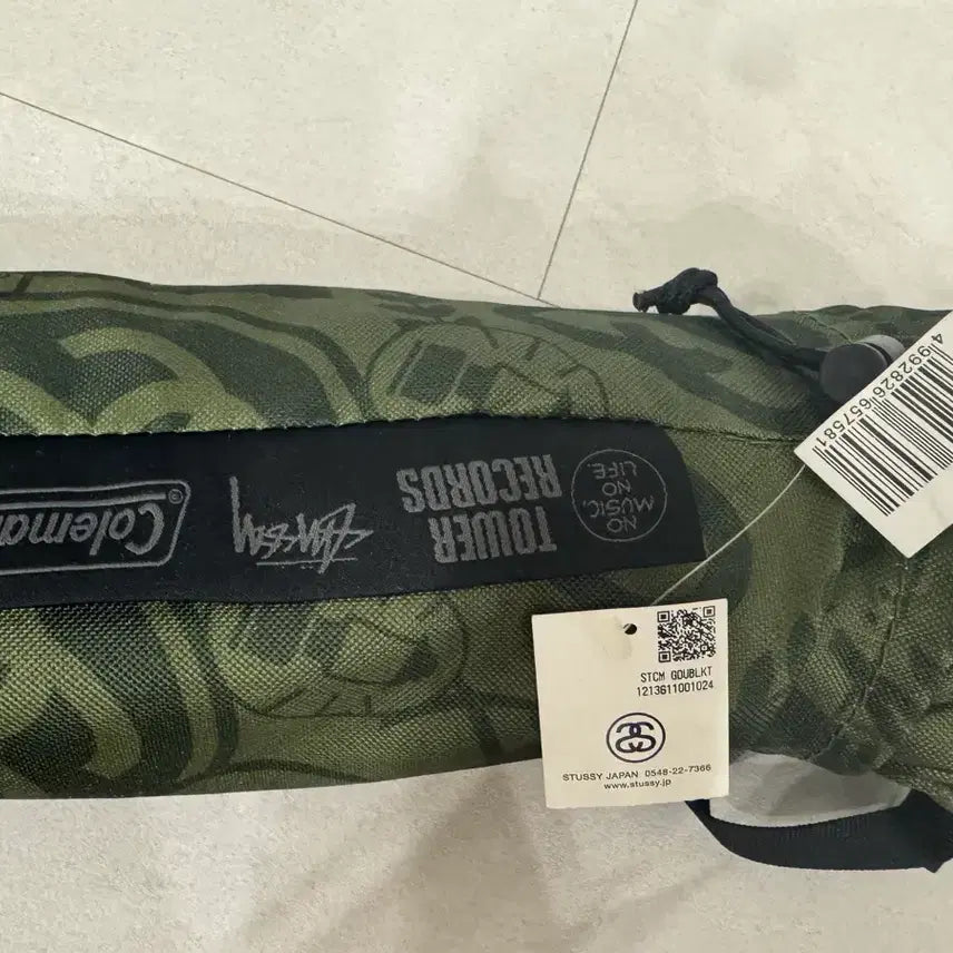 [BUNJANG] Stussy x Coleman x Tower Records Collaboration Camping Mat / 스투시 x 콜맨 x 타워레코드 캠핑 매트
