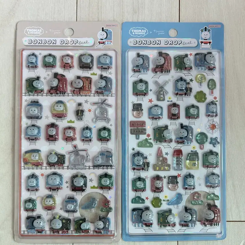 [BUNJANG] Bong Bong Drop Seal Thomas & Friends Sticker Bundle Set (Sealed) / 봉봉드롭씰) -미개봉 일괄- 토마스와 친구들