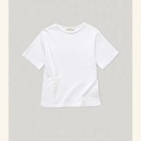 [BUNJANG] Smoothmood Closure Tee White / 스무드무드 Closure Tee White