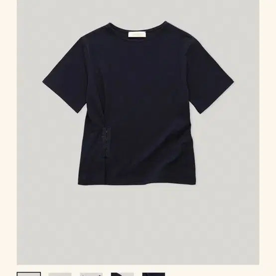 [BUNJANG] Smoothmood Closure Tee Dark Navy / 스무드무드 Closure Tee Dark Navy