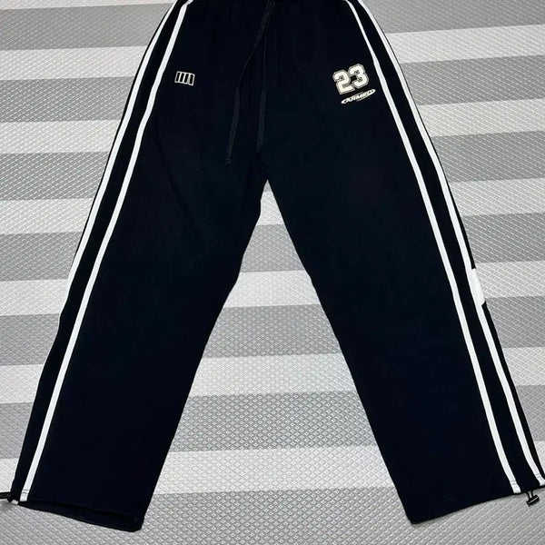 [BUNJANG] Muscle Armed Mesh Wide Pants Black L / 머슬암드 메쉬 와이드 팬츠 블랙L