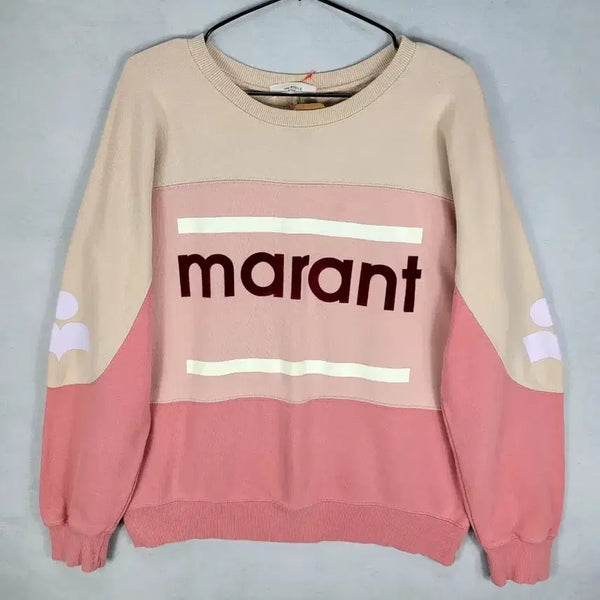 [BUNJANG] Isabel Marant Étoile Color Block Logo Sweatshirt / 이자벨마랑 맨투맨