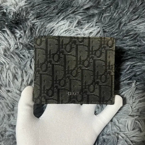 [BUNJANG] Dior Oblique Bifold Wallet Black / [정품]디올 오블리크 반지갑 블랙