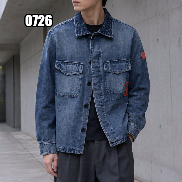 [BUNJANG] Stone Island Vintage Archive Denim Shirt Jacket / L 스톤아일랜드 빈티지 아카이브 데님 셔츠 자켓