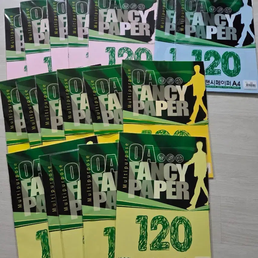 [BUNJANG] A4 Colored Paper Pack / 칼라A4용지