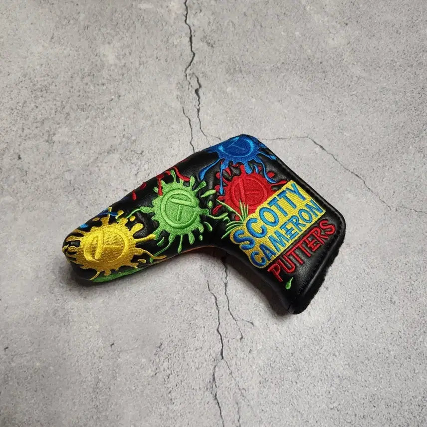 [BUNJANG] Scotty Cameron Splash Circle T Blade Putter Cover Black / 스플레쉬 써클티 블레이드(일자) 스카티카메론 퍼터 커버 블랙