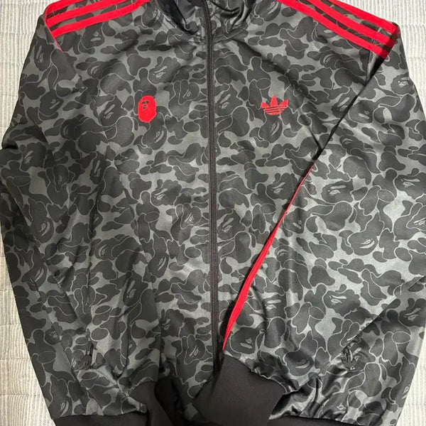[BUNJANG] A Bathing Ape x Adidas Collaboration Track Top Jersey XL / 베이프 아디다스 트랙탑 져지 XL