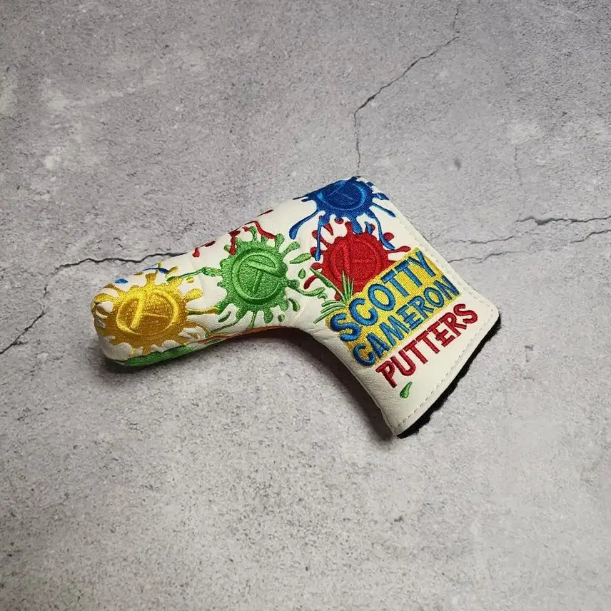 [BUNJANG] Scotty Cameron Splash Circle T Blade Putter Cover White / 스플레쉬 써클티 블레이드(일자) 스카티카메론 퍼터 커버 화이트