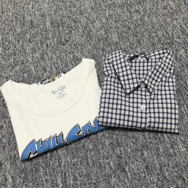 [BUNJANG] Brandy Melville Short Sleeve Shirt / 일괄판매 가격!) 브랜디멜빌, 브렌디 멜빌 반팔티, 셔츠 상의
