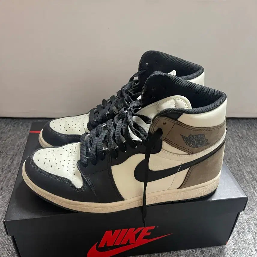 [BUNJANG] Air Jordan 1 Retro High OG Black Mocha / 조던 1 레트로 하이 OG 블랙 모카 260