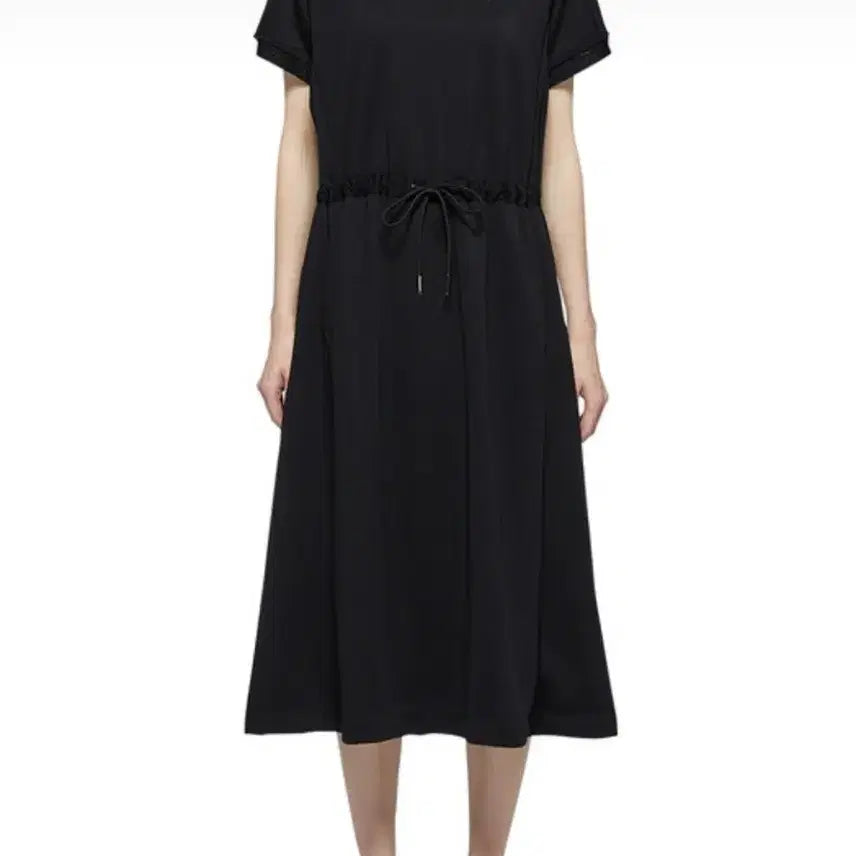 [BUNJANG] Onitsuka Tiger Midi Dress Black / 오니츠카타이거  원피스 M
