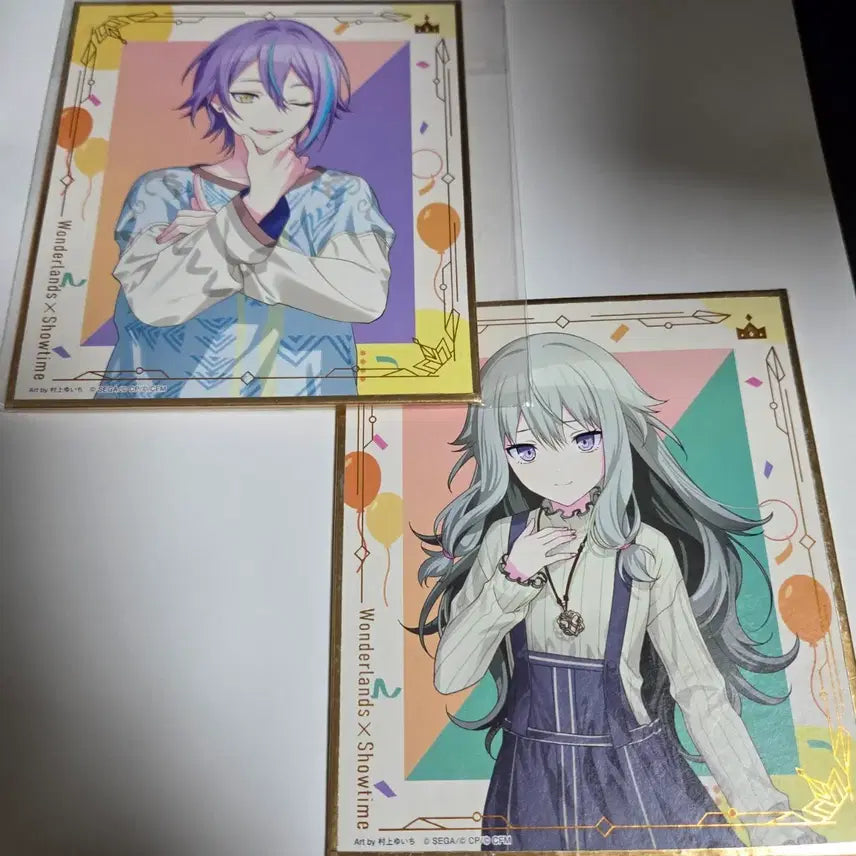 [BUNJANG] Project Sekai Sega Lucky Draw F Prize Shikishi Nene Kusanagi & Rui Kamishiro / 프세카 세가 럭키쿠지 F상 색지 네네 루이