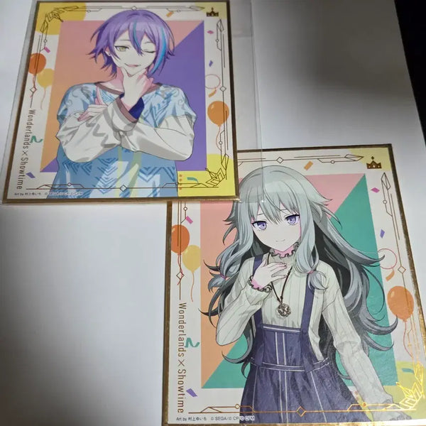[BUNJANG] Project Sekai Sega Lucky Draw F Prize Shikishi Nene Kusanagi & Rui Kamishiro / 프세카 세가 럭키쿠지 F상 색지 네네 루이