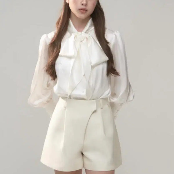 [BUNJANG] Perjain Jane Silk Classic Blouse / 퍼제인 Jane Silk Classic Blouse 새상품