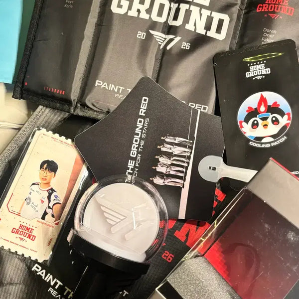 [BUNJANG] T1 Homeground Cheer Stick Special Set / 티원 T1 홈그라운드 응원봉 특전 풀세트