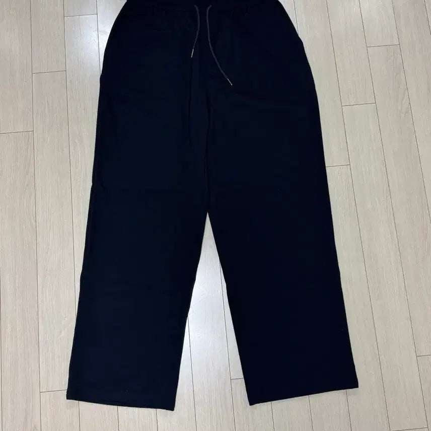 [BUNJANG] Giordano Wide Banding Pants Black XL / 지오다노 와이드 밴딩 팬츠 블랙 색상 XL
