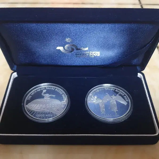 [BUNJANG] 2002 Busan Asian Games Commemorative Coin Set (Silver) / 2002년 부산 아시아경기대회 기념 주화 세트(부산 아시안게임 기념 은화)