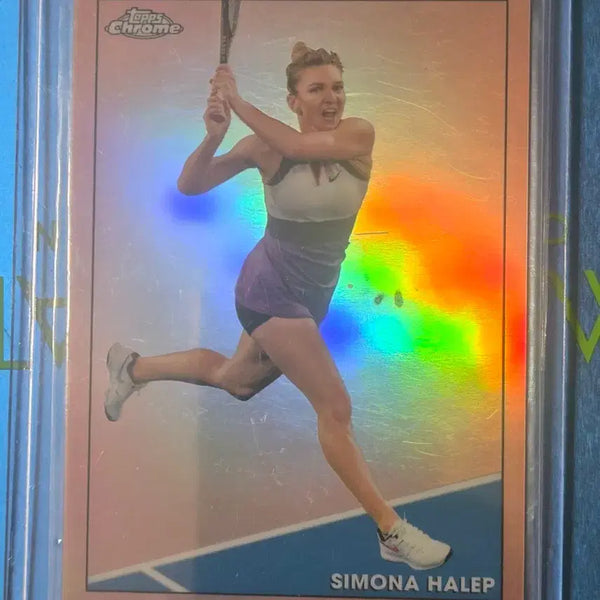 [BUNJANG] Tops Chrome Simona Halep Tennis Card / 탑스 크롬 시모나 할렙 테니스 카드