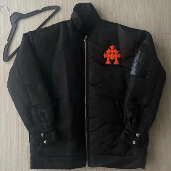 [BUNJANG] Chrome Hearts Triple Logo Nylon Puffer Jacket XL / 크롬하츠 트리플로고나일론 푸퍼 자켓XL