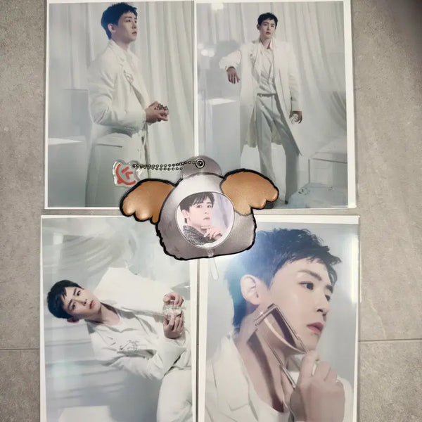 [BUNJANG] 2PM The Return Nichkhun Mini Uchiwa & Random Photocard / 2PM THE RETURN 닉쿤 미니우치와 랜포