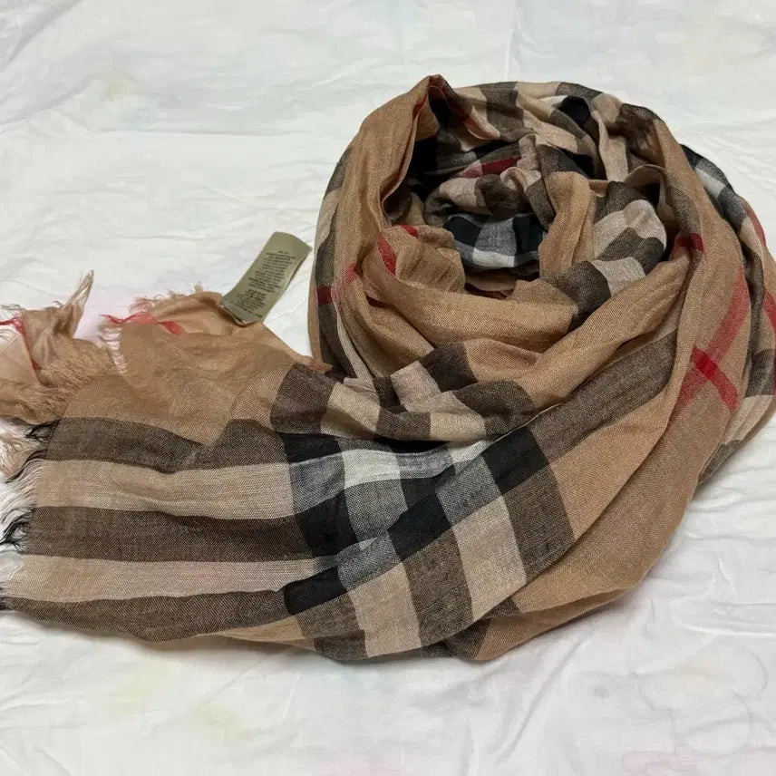 [BUNJANG] Burberry Check Long Scarf / 버버리 체크 롱스카프
