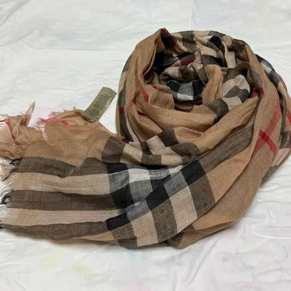 [BUNJANG] Burberry Check Long Scarf / 버버리 체크 롱스카프