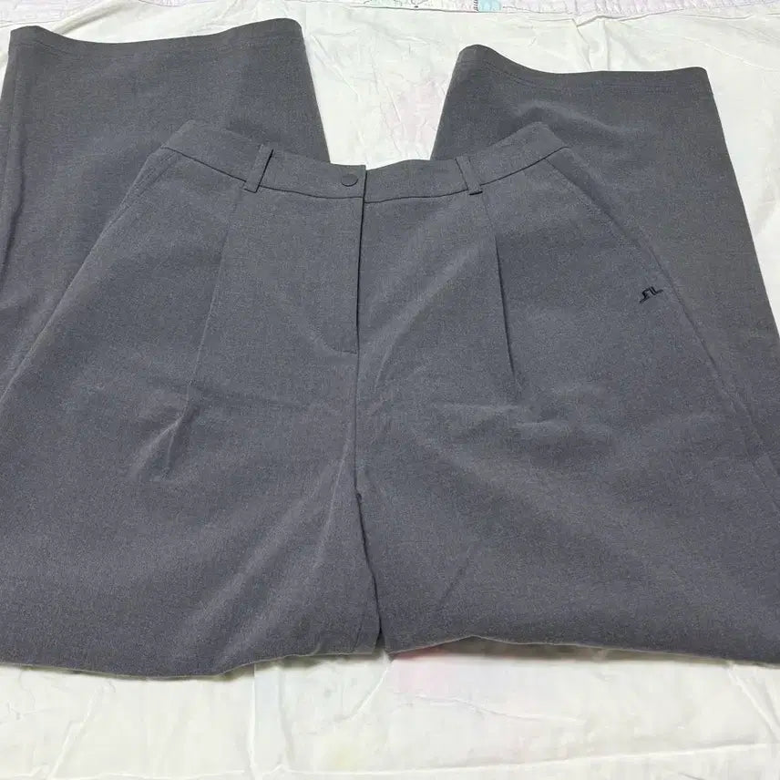 [BUNJANG] J.LINDEBERG Grey Wide Leg Slacks (Size 27/66) / 제이린더버그 그레이 와이드 슬렉스27(66사이즈)