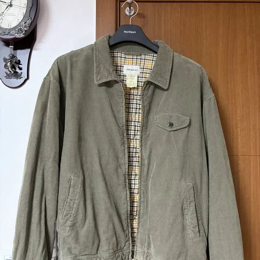 [BUNJANG] Kakis Corduroy Swing Jacket Sage / [M] 카키스 코듀로이 스윙 자켓 세이지