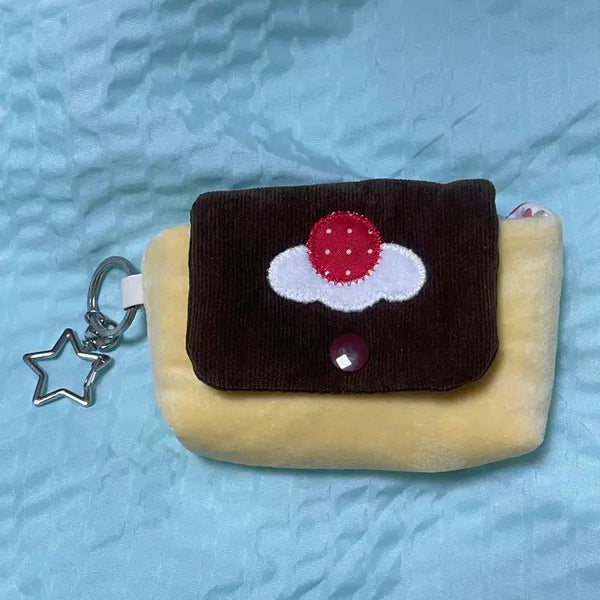 [BUNJANG] Pudding Pouch Keyring with Coin Purse / 푸딩 파우치 키링 + 증정품