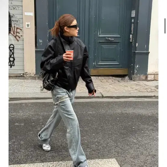 [BUNJANG] Dainnit Layered Semi Bootcut Denim Pants / 다이닛 레이어드 세미 부츠컷 데님 팬츠