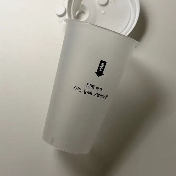 [BUNJANG] Stray Kids THIS MAN RESIN Reusable Cup Han Jisung / 스키즈 디스앤댓팝업 리유저블컵 한 지성