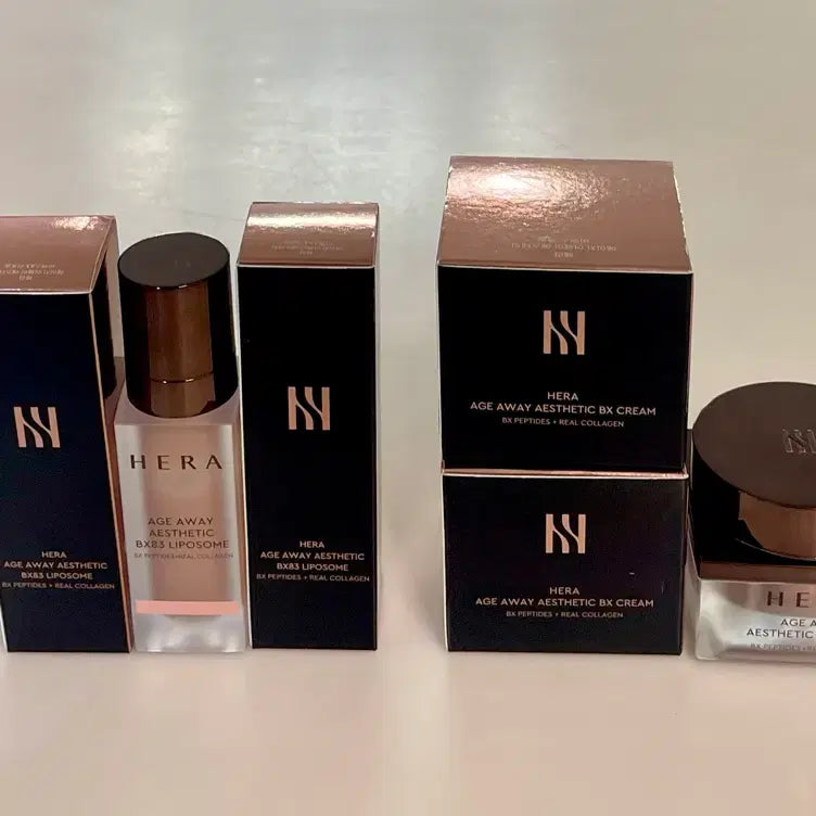 [BUNJANG] Hera Age Away Aesthetic BX Liposome & Cream Set / 헤라 에이지 어웨이 에스테틱BX 리포솜, 크림 세트