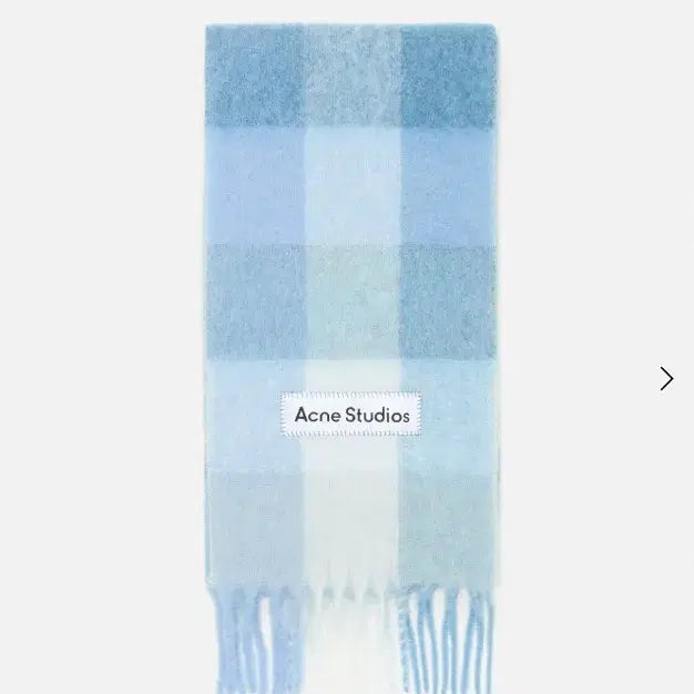 [BUNJANG] Acne Studios Mohair Check Scarf / 아크네 스튜디오 모헤어 체크 머플러 정품