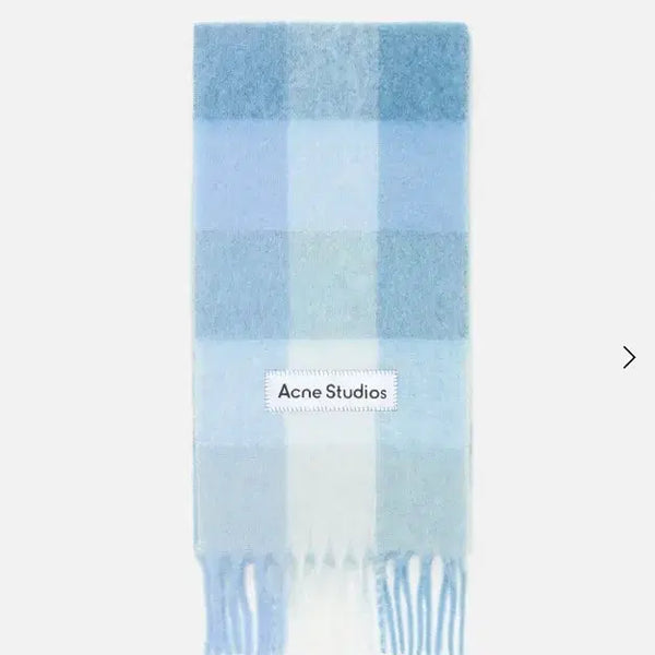 [BUNJANG] Acne Studios Mohair Check Scarf / 아크네 스튜디오 모헤어 체크 머플러 정품