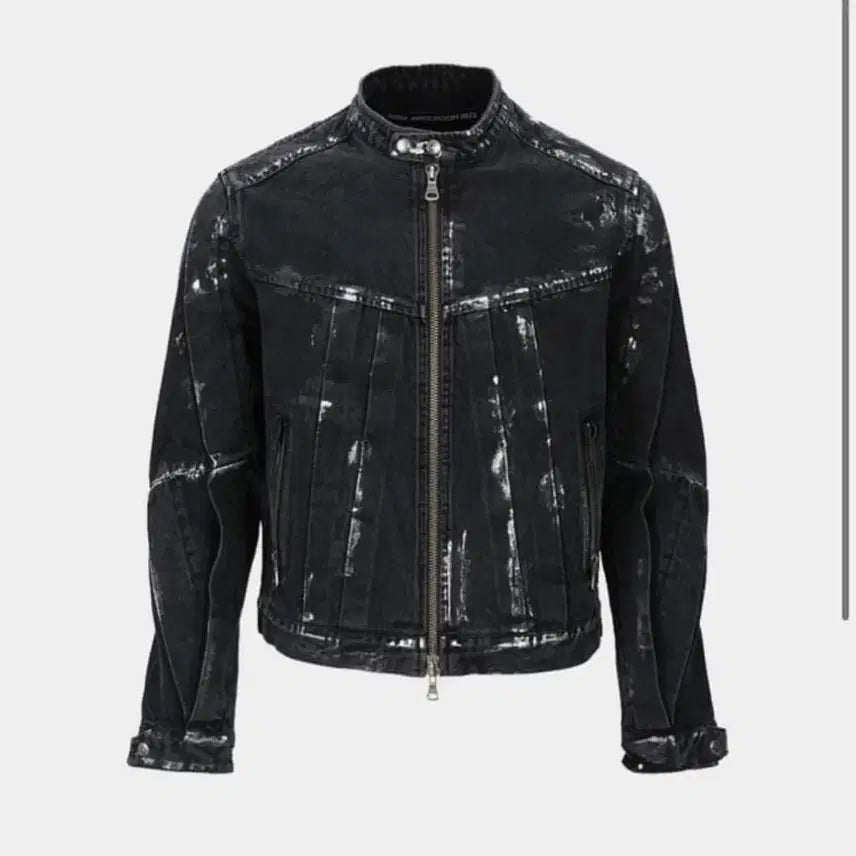 [BUNJANG] Andersson Bell Wax Coated Motorcycle Jacket Black / [L] 앤더슨벨 왁스 코티드 모터사이클 자켓 블랙 awa560m(BLACK)