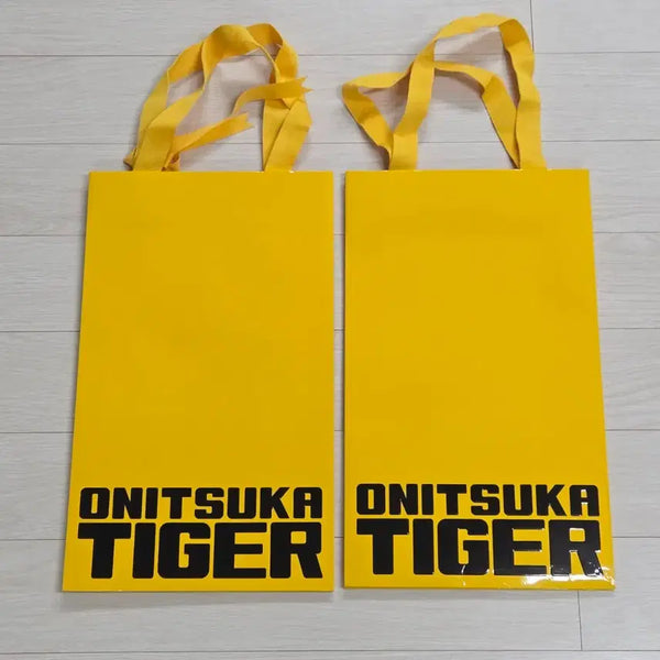 [BUNJANG] Onitsuka Tiger Yellow Shopping Bag / 오니츠카타이거 쇼핑백 옐로우(개당가격)