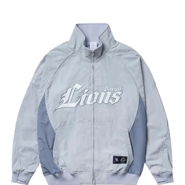 [BUNJANG] Sansan Gear Samsung Lions Windbreaker Grey XL / 산산기어 삼성라이온즈 바람막이 그레이XL