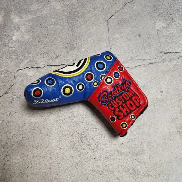[BUNJANG] Patchwork One Scotty Cameron Golf Putter Cover - Blade Style / 패치워크 원 스카티카메론 골프 퍼터 커버 블레이드 스타일(일자)