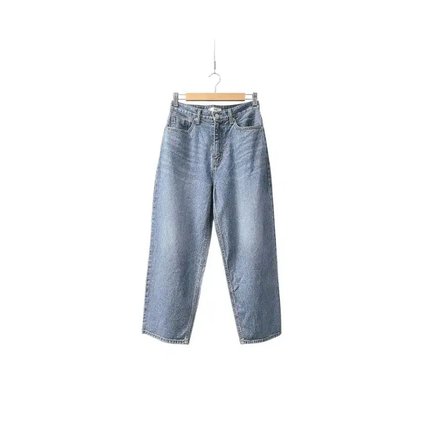 [BUNJANG] Bymin Washing Baggy Denim Pants / 바이민 워싱 배기 데님