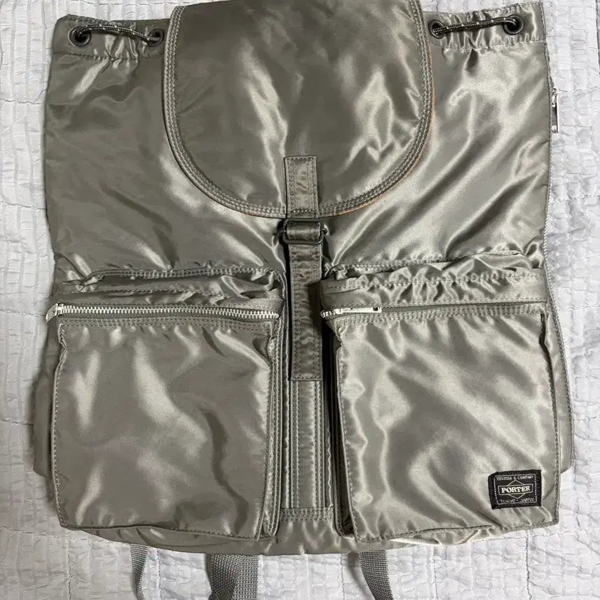 [BUNJANG] Porter Yoshida Tanker Zipper Backpack (Silver Grey) / [신형] Porter 요시다 포터 탱커 지퍼백팩  럭색 실버그레이