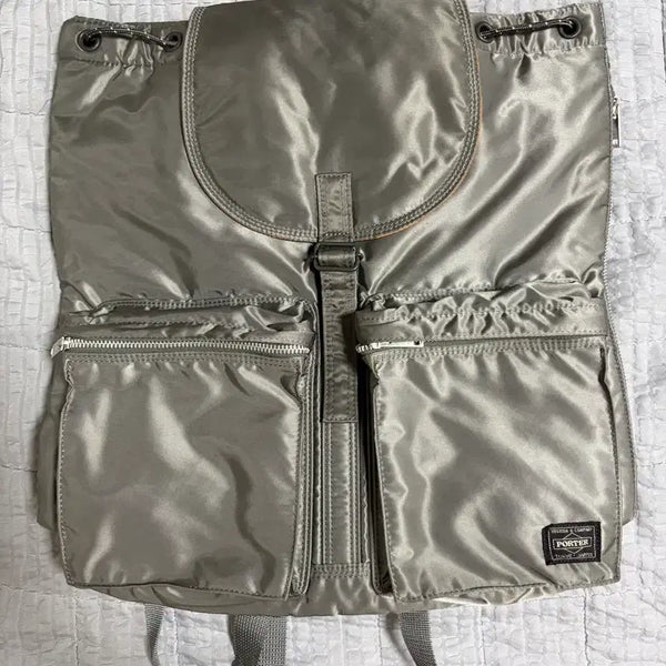 [BUNJANG] Porter Yoshida Tanker Zipper Backpack (Silver Grey) / [신형] Porter 요시다 포터 탱커 지퍼백팩  럭색 실버그레이