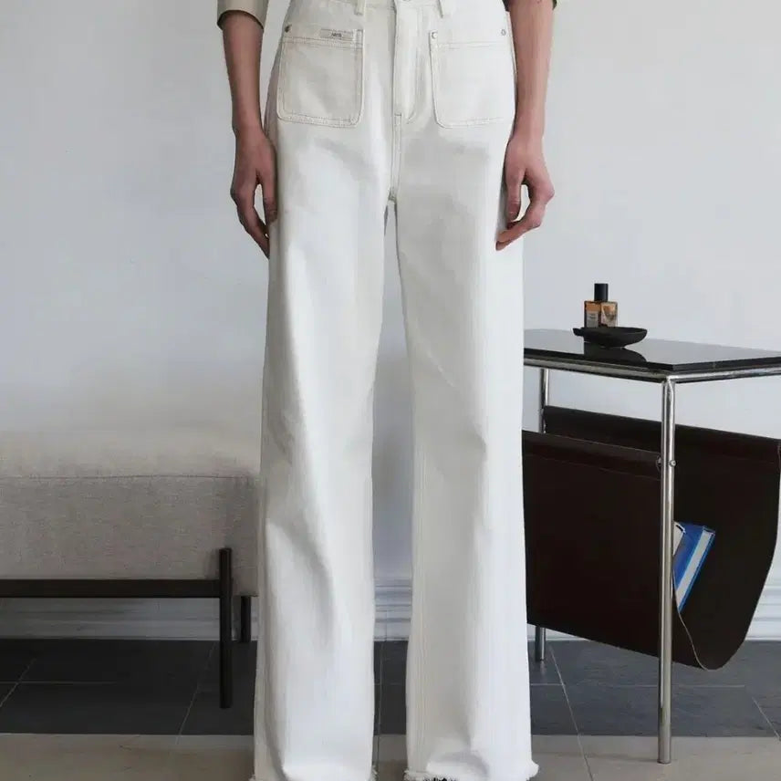 [BUNJANG] Attir H. Fray Selby Pocket Denim Pants Basic / 아티드)셀비 포켓  데님 팬츠 _basic